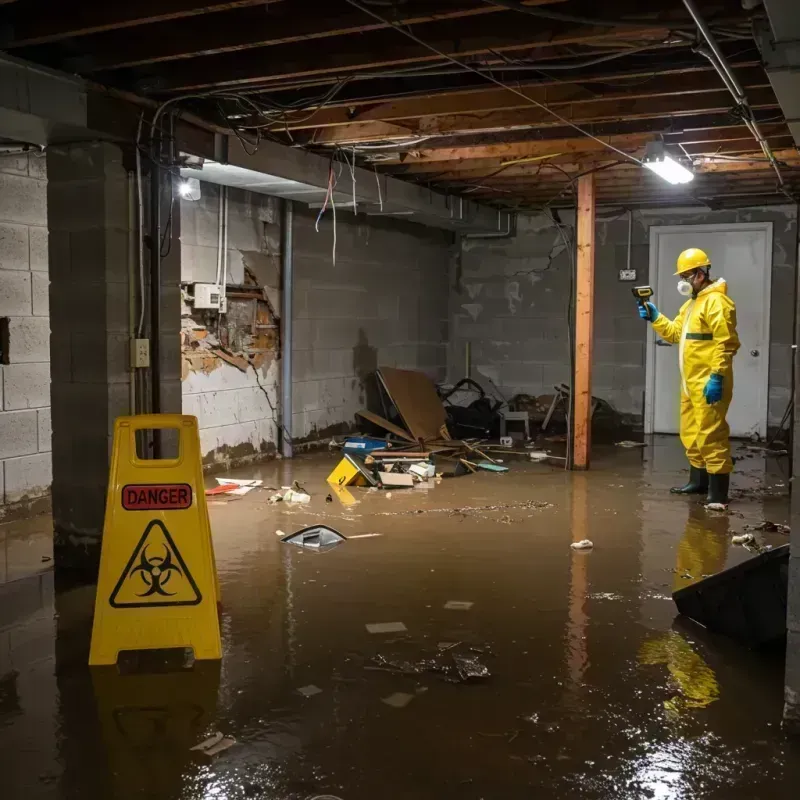 Flooded Basement Electrical Hazard in Mountain View, CA Property